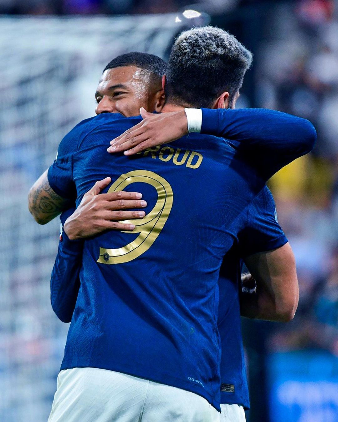 lagradacomenta Giroud y Mbappé Instagram